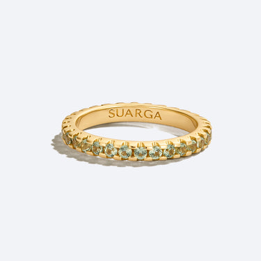 Éclat Green Sapphire Ring