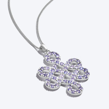 Endless Knot Ketting Tanzaniet