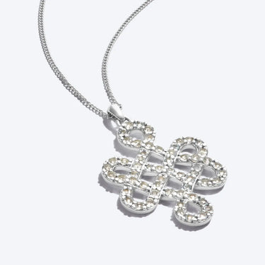 Endless Knot Ketting Aquamarijn